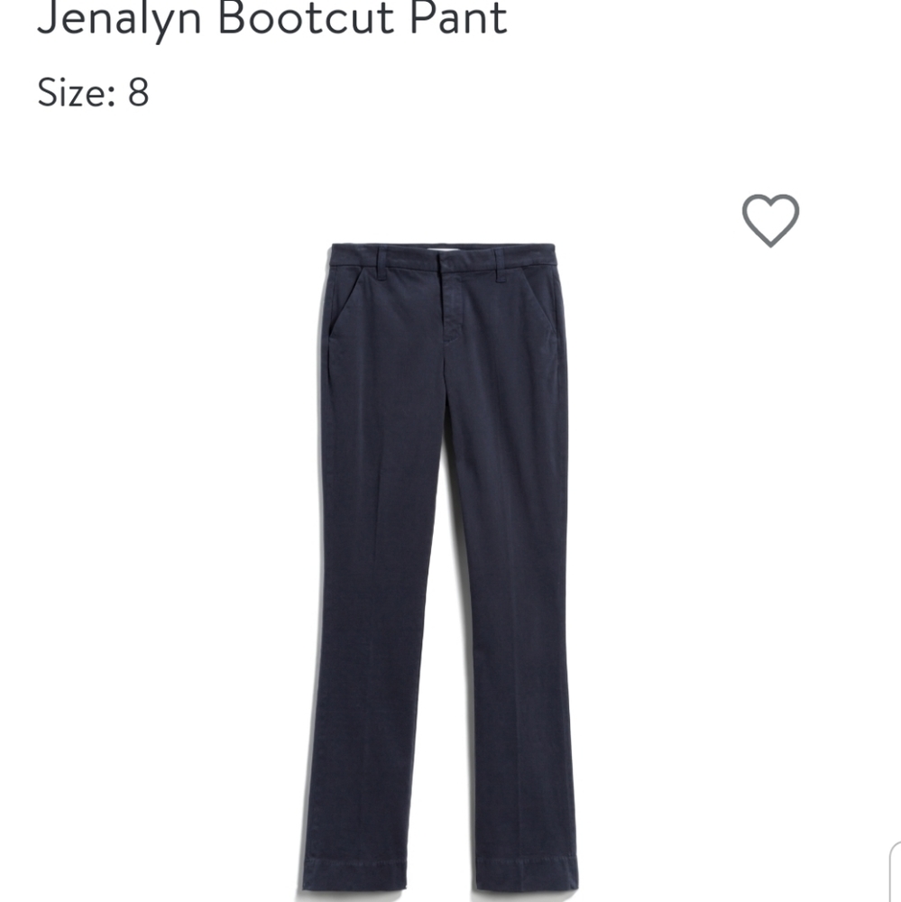 LILA RYAN Jenalyn Bootcut Pant Navy NWT